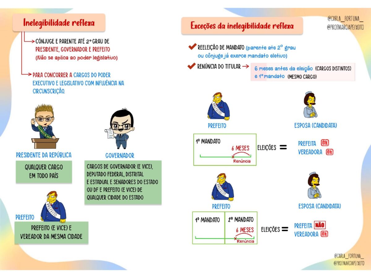 Mapas Mentais Tse Elegibilidade E Inelegibilidade Professor